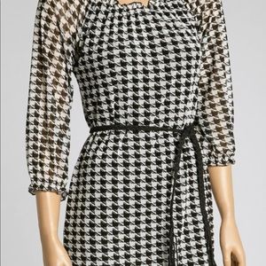 Houndstooth tunic